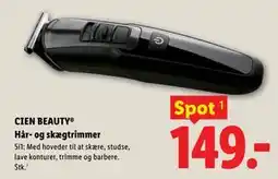 Lidl CIEN BEAUTY Hår- og skægtrimmer tilbud
