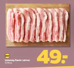 Netto Velsmag flæsk i skiver tilbud