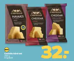 Netto CASTELLO Hård ost tilbud