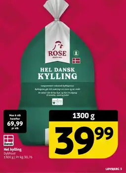 Løvbjerg Hel kylling tilbud