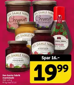 Løvbjerg Den Gamle Fabrik marmelade tilbud