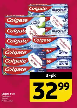 Løvbjerg Colgate 3-pk tilbud
