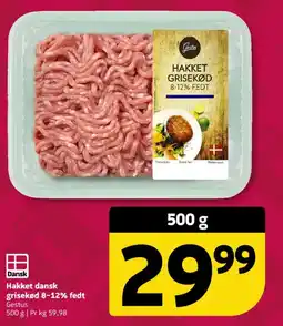 Løvbjerg Hakket dansk grisekød 8-12% fedt tilbud