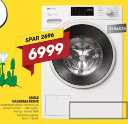 Punkt1 Miele vaskemaskine WWB380WCSNDS tilbud