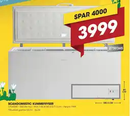 Punkt1 Scandomestic kummefryser CF560WE tilbud