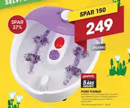 Punkt1 Point fodbad POFB300 tilbud