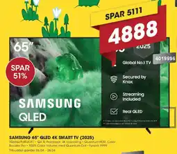 Punkt1 SAMSUNG 65" QLED 4K smart tv (2025) TQ65Q7F4BUXXC tilbud