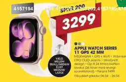Punkt1 Apple Watch Series 11 GPS 42 mm MEU04QNA tilbud