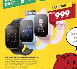 Punkt1 ZTE Watch K2 pro smartwatch ZTEK2PROBK tilbud