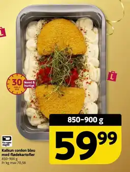 Løvbjerg Kalkun cordon bleu med flødekartofler tilbud