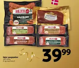 Løvbjerg Højer spegepølser tilbud