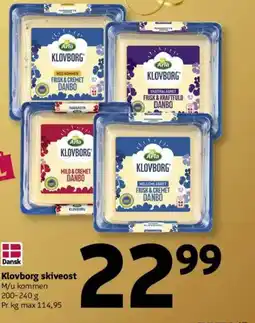 Løvbjerg Klovborg skiveost tilbud