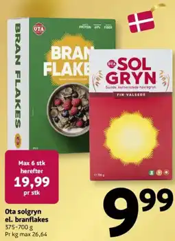 Løvbjerg Ota solgryn el. branflakes tilbud
