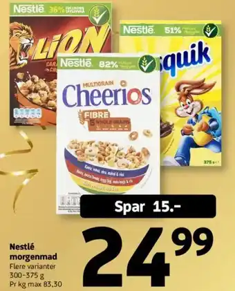 Løvbjerg Nestlé morgenmad tilbud