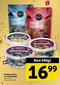 Løvbjerg Nordthy bolcher el. lakridskugler tilbud