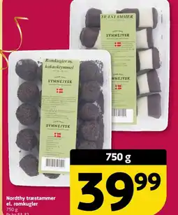 Løvbjerg Nordthy træstammer el. romkugler tilbud