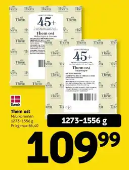 Løvbjerg Dansk Them ost tilbud