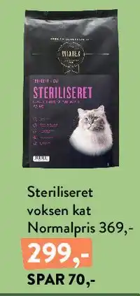 Plantorama Steriliseret voksen kat tilbud