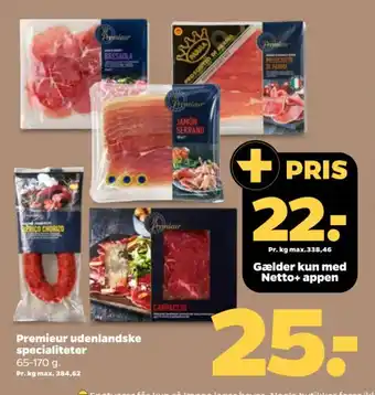 Netto Premieur udenlandske specialiteter tilbud