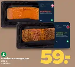 Netto Premieur varmrøget laks tilbud