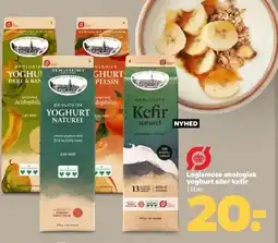 Netto Løgismose økologisk yoghurt eller kefir tilbud