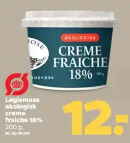 Netto Løgismose økologisk creme fraiche 18% tilbud