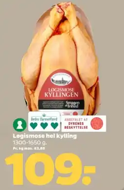 Netto Løgismose hel kylling tilbud