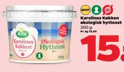 Netto Karolines Køkken økologisk hytteost tilbud