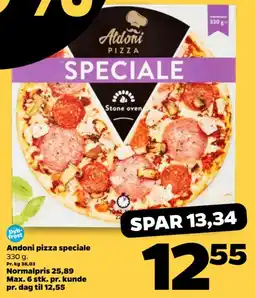 Netto Andoni pizza speciale tilbud