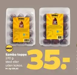 Netto Samba toppe tilbud