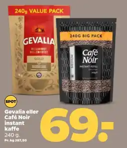 Netto Gevalia eller Cafe Noir instant kaffe tilbud