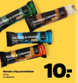 Netto Murph crisp proteinbar tilbud
