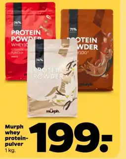 Netto Murph whey protein- pulver tilbud