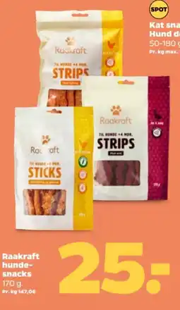 Netto Raakraft hunde- snacks tilbud