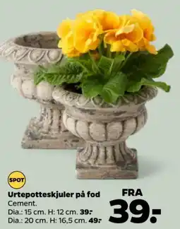 Netto Urtepotteskjuler på fod tilbud