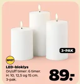 Netto LED-bloklys tilbud