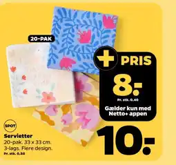 Netto Servietter tilbud