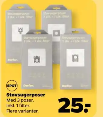 Netto Støvsugerposer tilbud