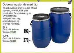 Harald Nyborg Opbevaringstønde med låg tilbud