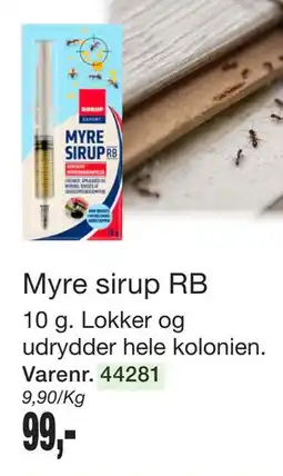 Harald Nyborg Myre sirup RB tilbud