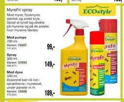 Harald Nyborg MyreFri spray tilbud