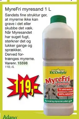 Harald Nyborg MyreFri myresand 1 L tilbud