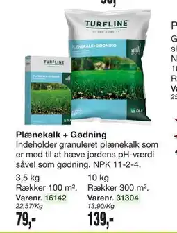 Harald Nyborg Plænekalk + Gødning tilbud