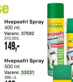 Harald Nyborg Hvepsefri Spray tilbud