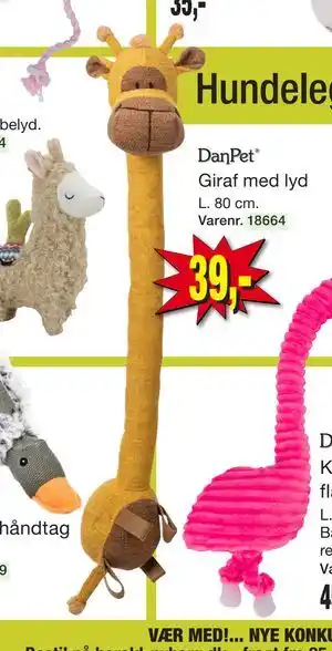 Harald Nyborg Giraf med lyd tilbud