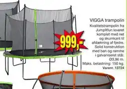 Harald Nyborg VIGGA trampolin tilbud