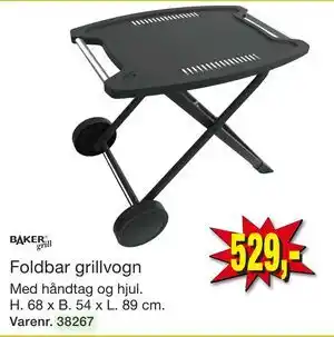 Harald Nyborg Foldbar grillvogn tilbud