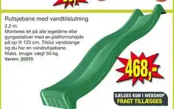 Harald Nyborg Rutsjebane med vandtilslutning tilbud