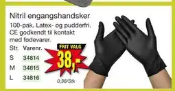 Harald Nyborg Nitril engangshandsker tilbud