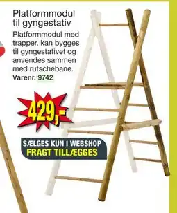 Harald Nyborg Platformmodul til gyngestativ tilbud
